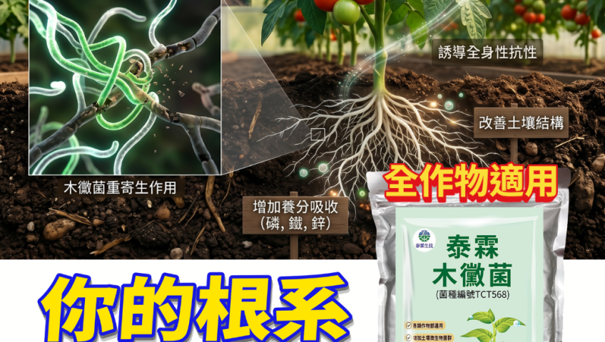 20260713居家園藝的好幫手！泰霖木黴菌粉劑，調理土壤環境、維持根圈健康，限時買4包送1包！