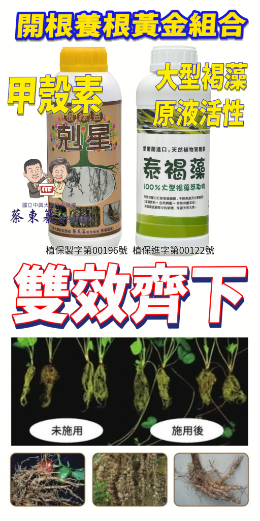 [[2026-08-05]]【全作物適用】開根養根黃金組合！根綠益剋星400元+泰褐藻750元，雙效齊下根系爆發！